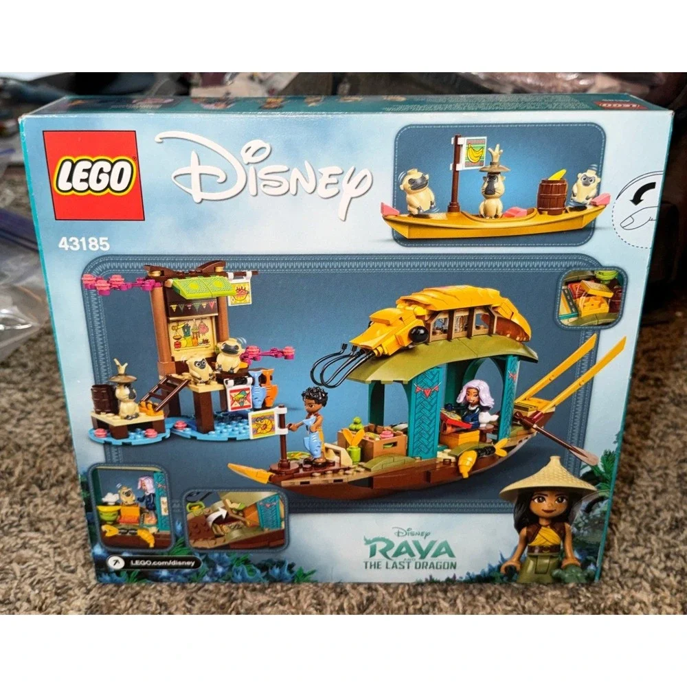 Lego-Disney Raya and the Last Dragon Boun's Boat Building Set (NWT) 43185